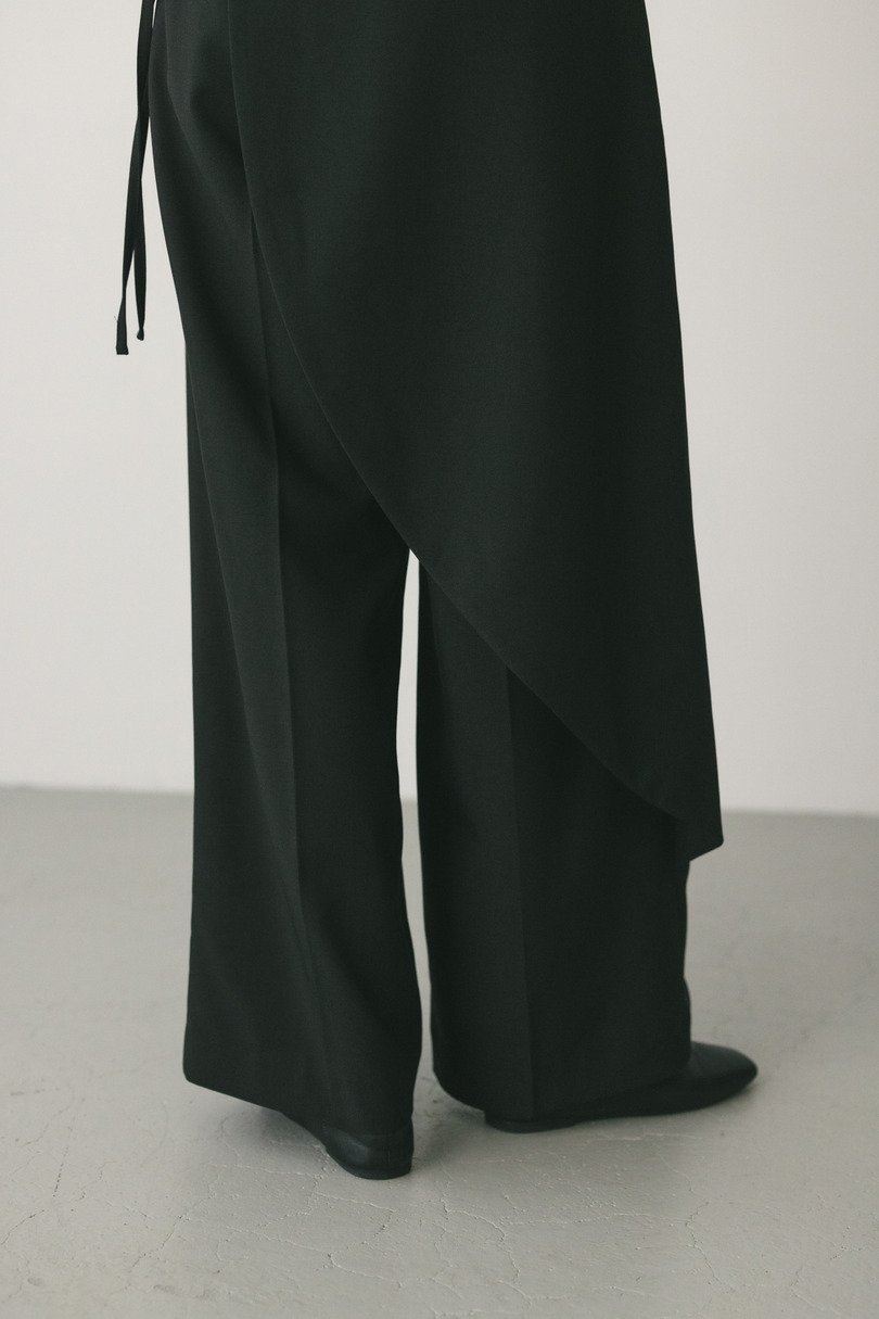 サイドラップワイドパンツ 詳細画像 BLK 8