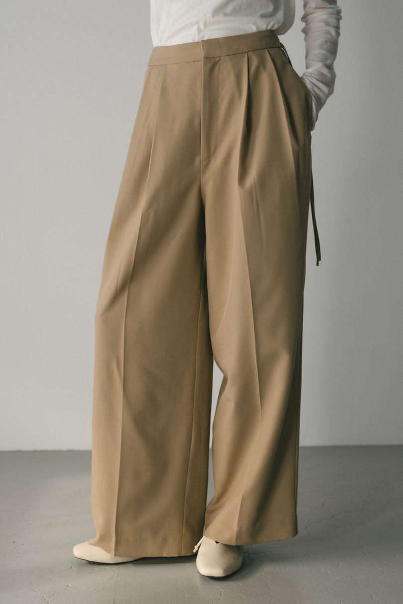 サイドラップワイドパンツ 詳細画像 BEG 6