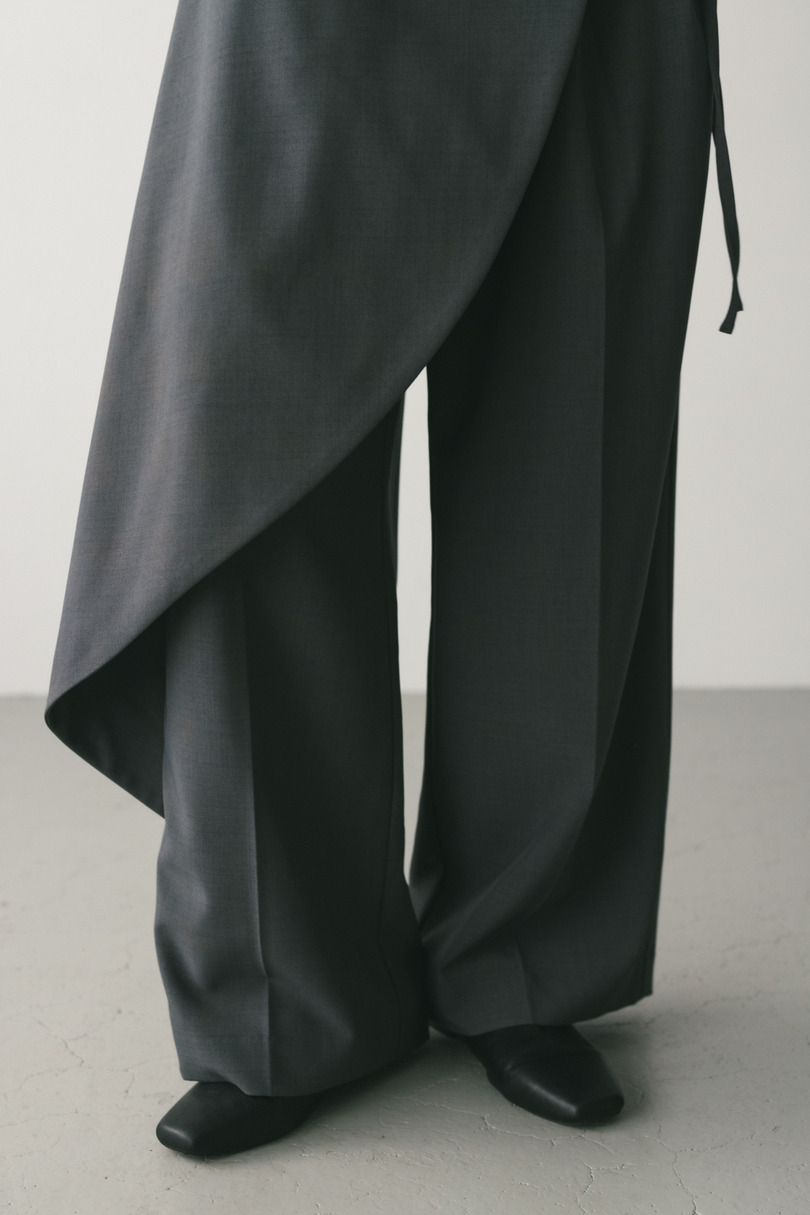 サイドラップワイドパンツ 詳細画像 GRY 11