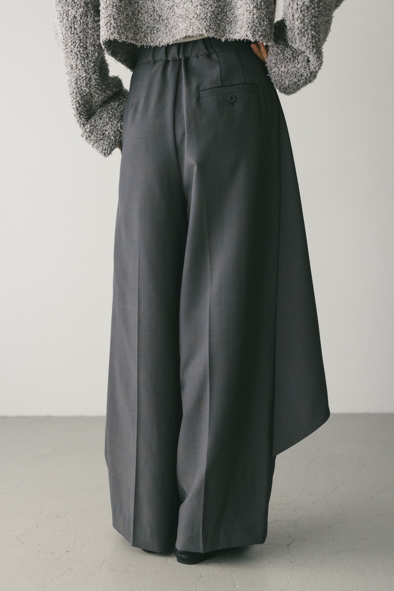 サイドラップワイドパンツ 詳細画像 GRY 12