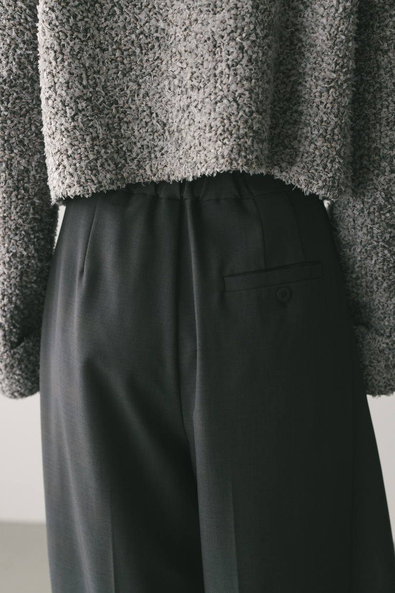 サイドラップワイドパンツ 詳細画像 GRY 13