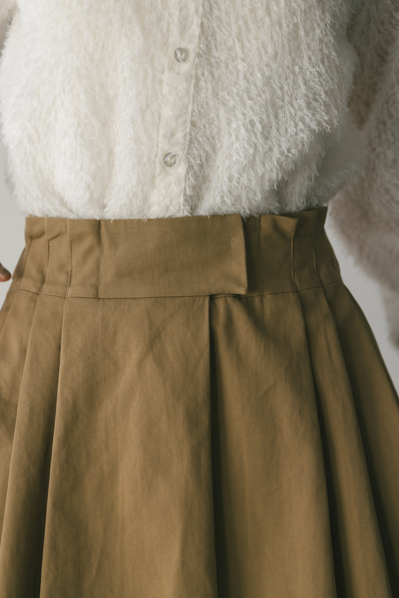 タックワイドミニスカート 詳細画像 BEG 6