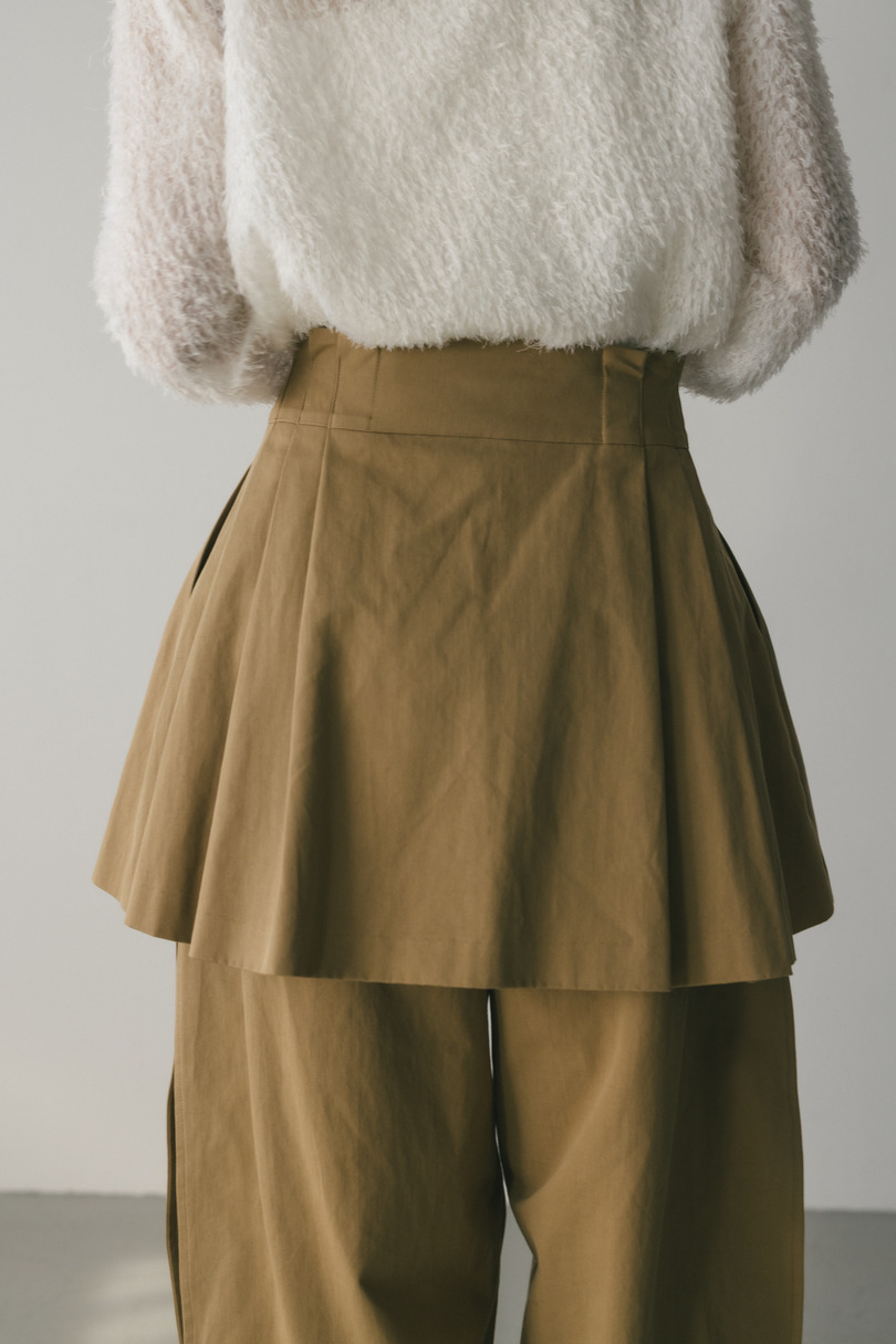 タックワイドミニスカート 詳細画像 BEG 8