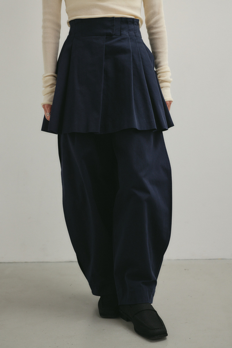 タックワイドミニスカート