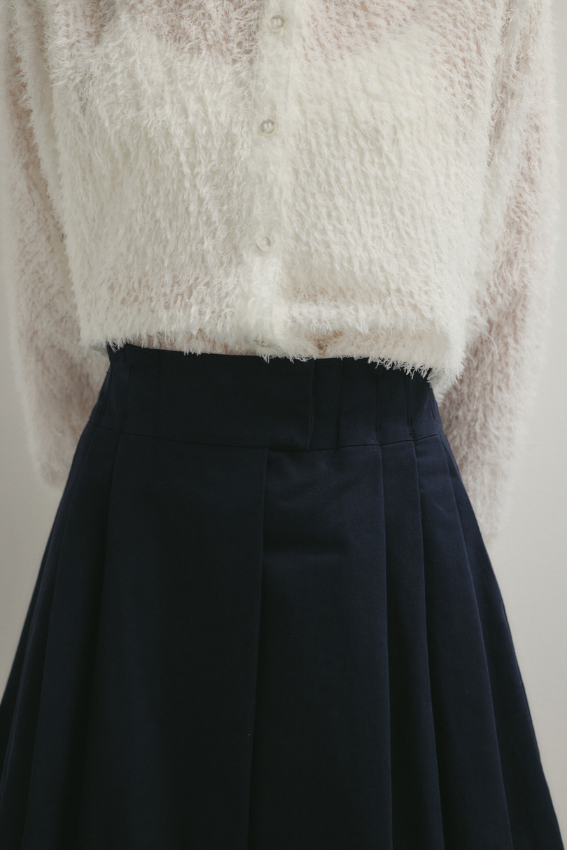 タックワイドミニスカート 詳細画像 NVY 13