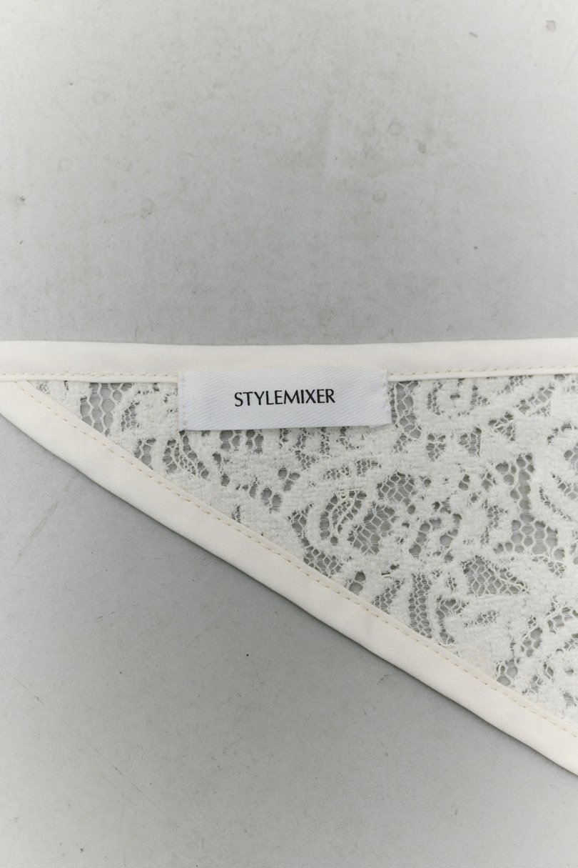 ニュアンスレーススカーフ 詳細画像 IVOY 4