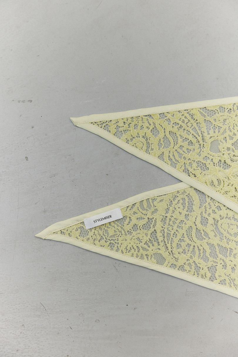 ニュアンスレーススカーフ 詳細画像 L/GRN 5