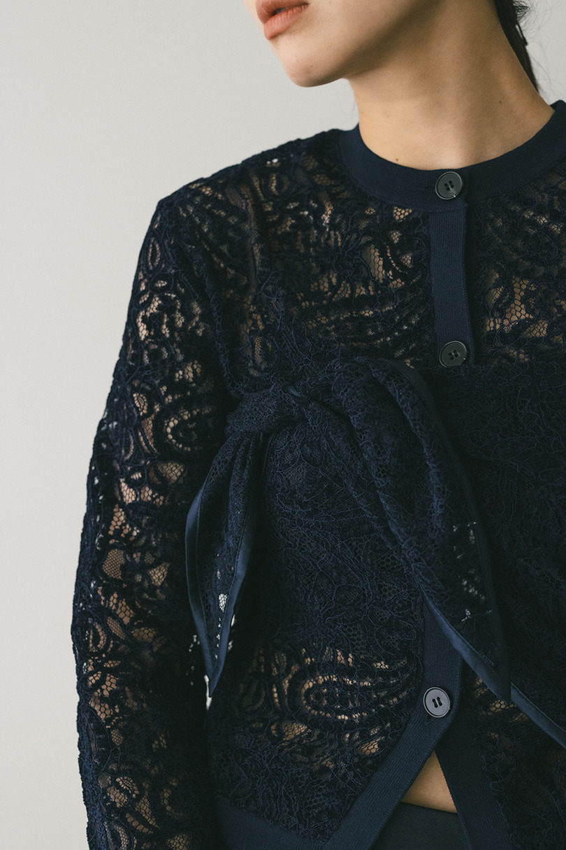 ニュアンスレーススカーフ 詳細画像 NVY 3