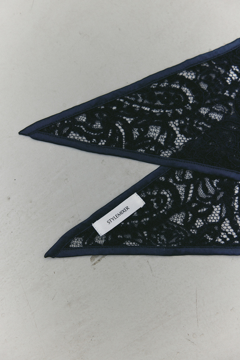 ニュアンスレーススカーフ 詳細画像 NVY 5