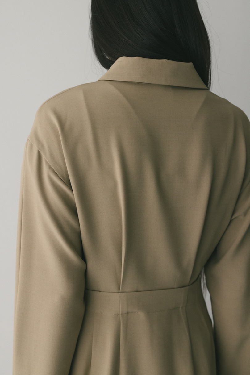 レイヤードシャツワンピース 詳細画像 BEG 12