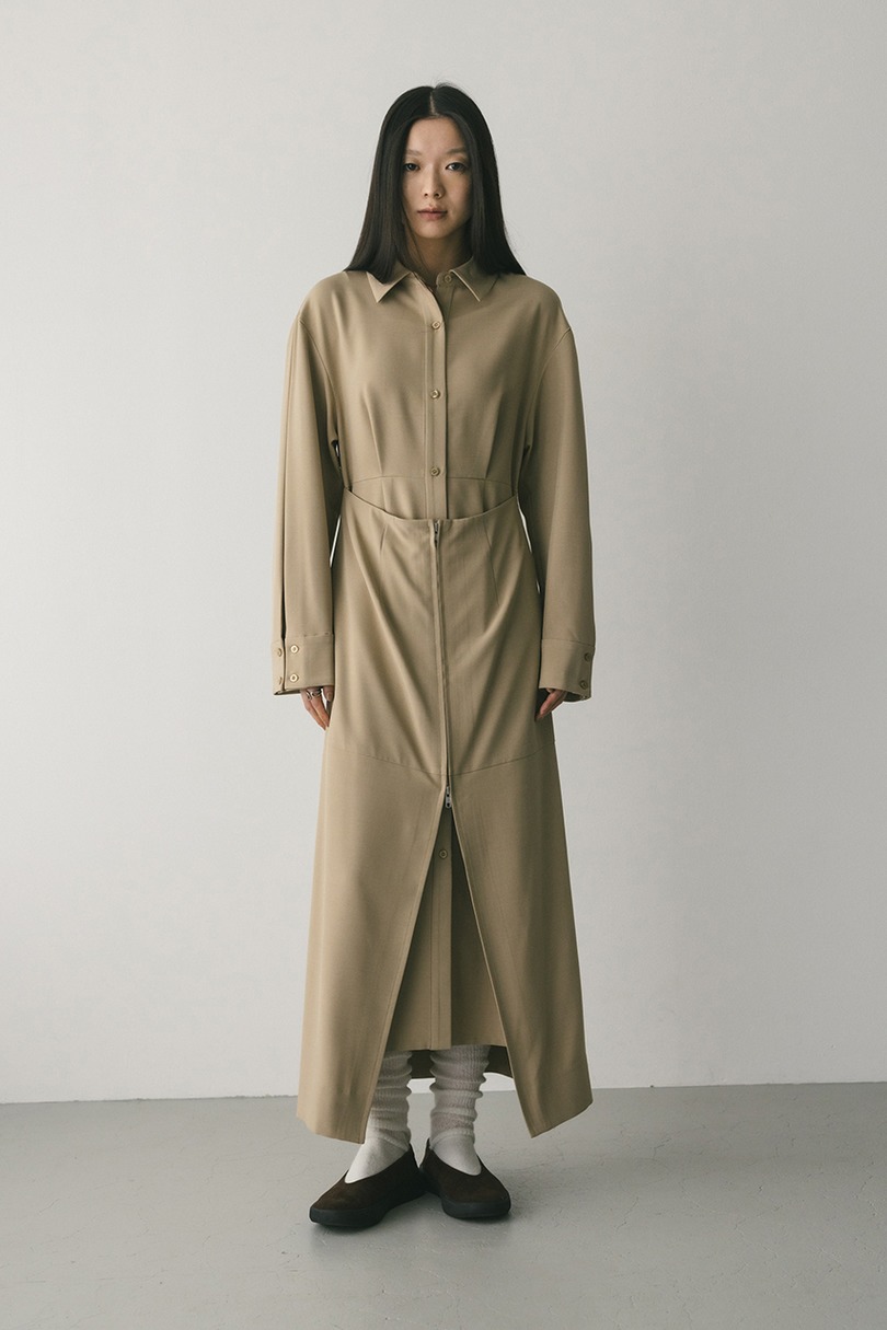 レイヤードシャツワンピース 詳細画像 BEG 2