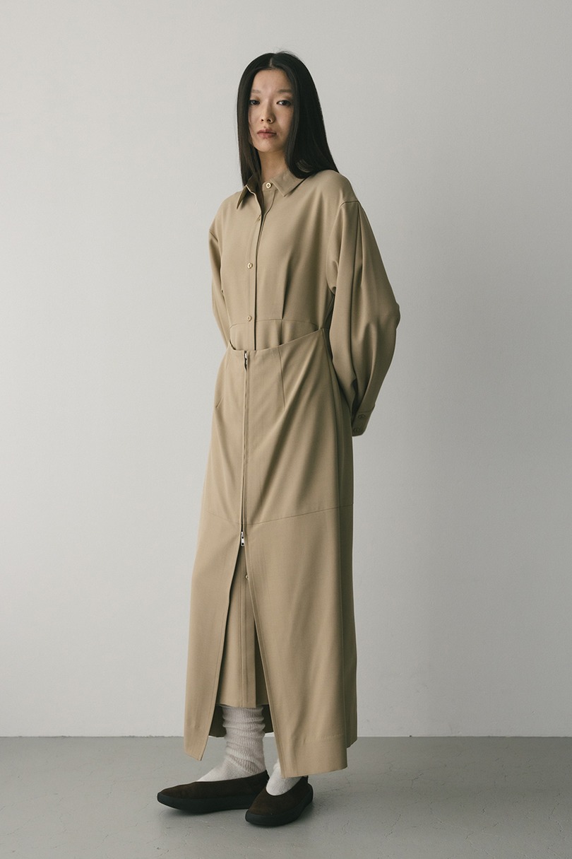 レイヤードシャツワンピース 詳細画像 BEG 3