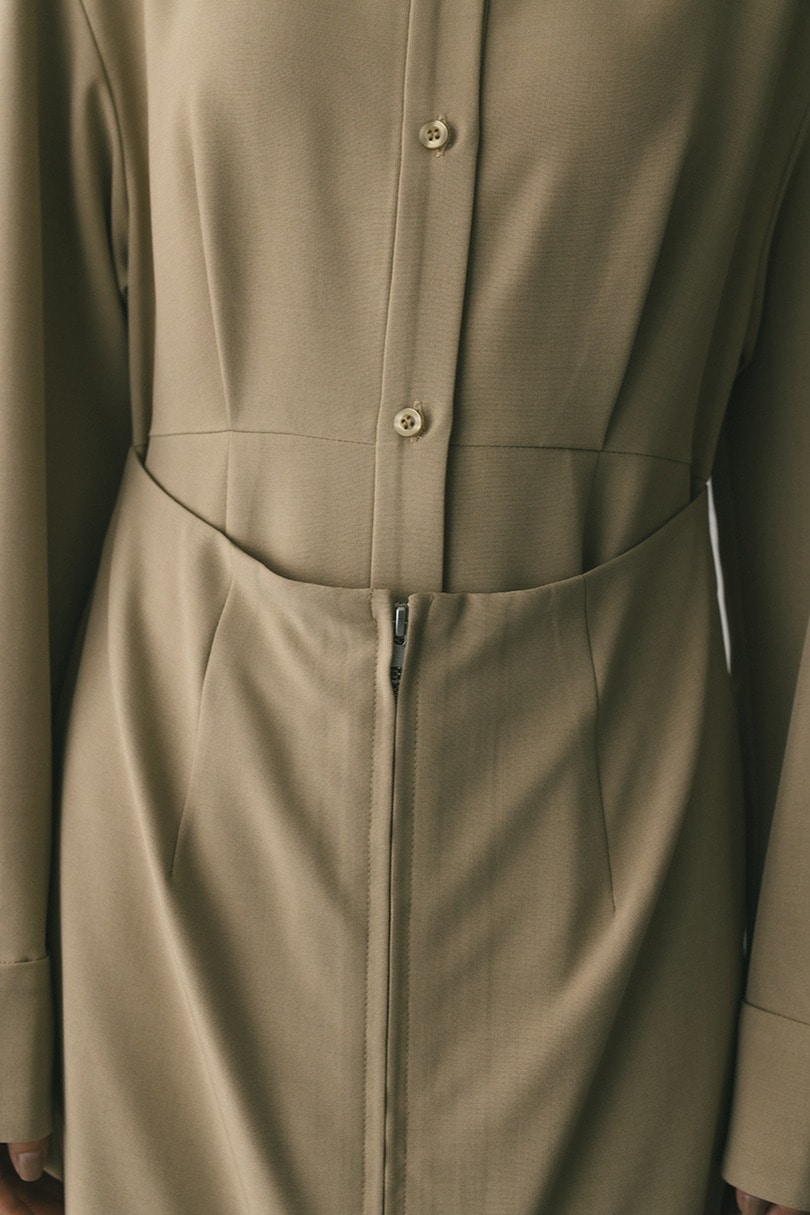 レイヤードシャツワンピース 詳細画像 BEG 7