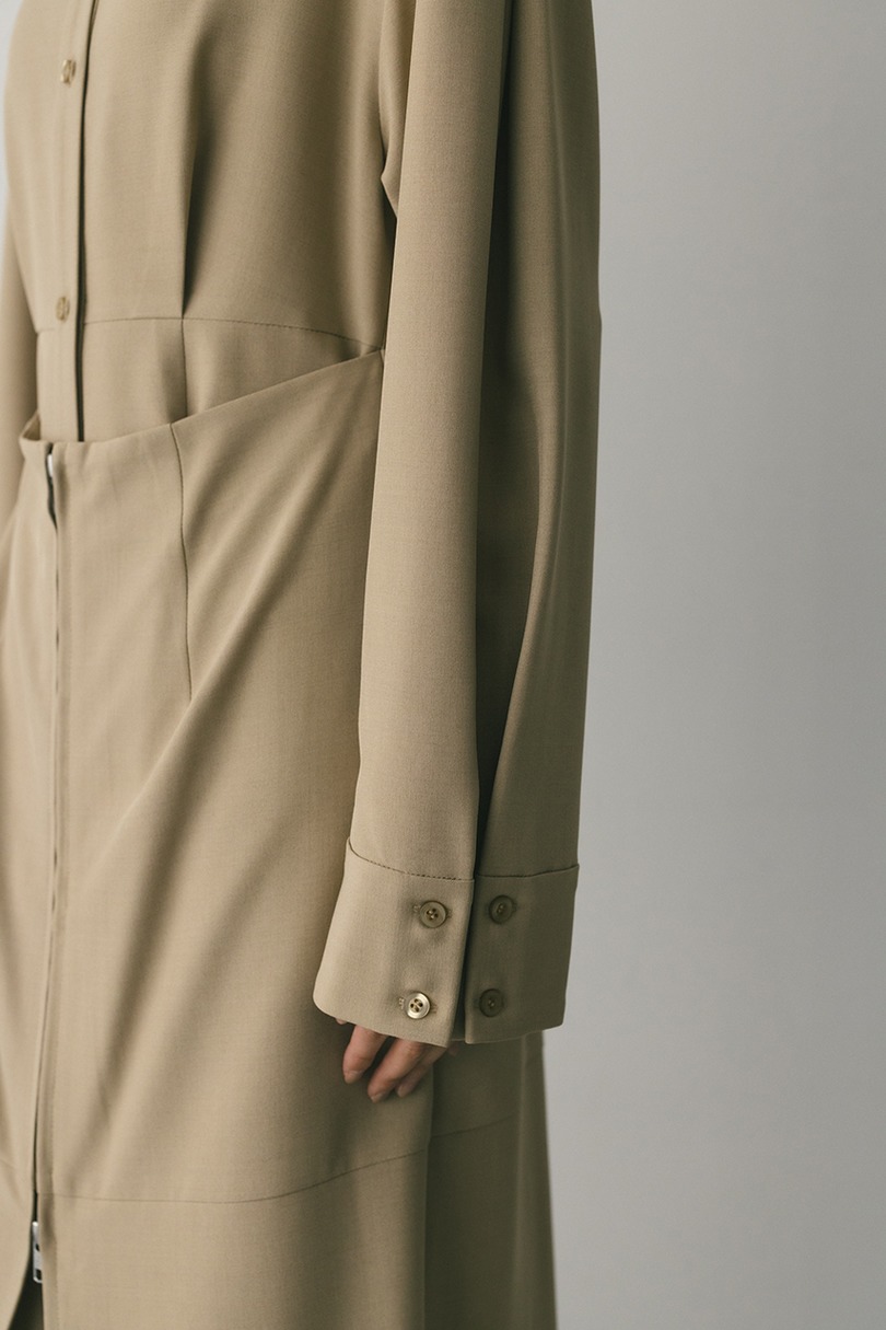 レイヤードシャツワンピース 詳細画像 BEG 8