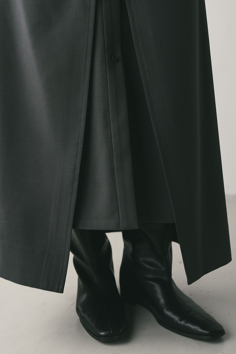 レイヤードシャツワンピース 詳細画像 GRY 10