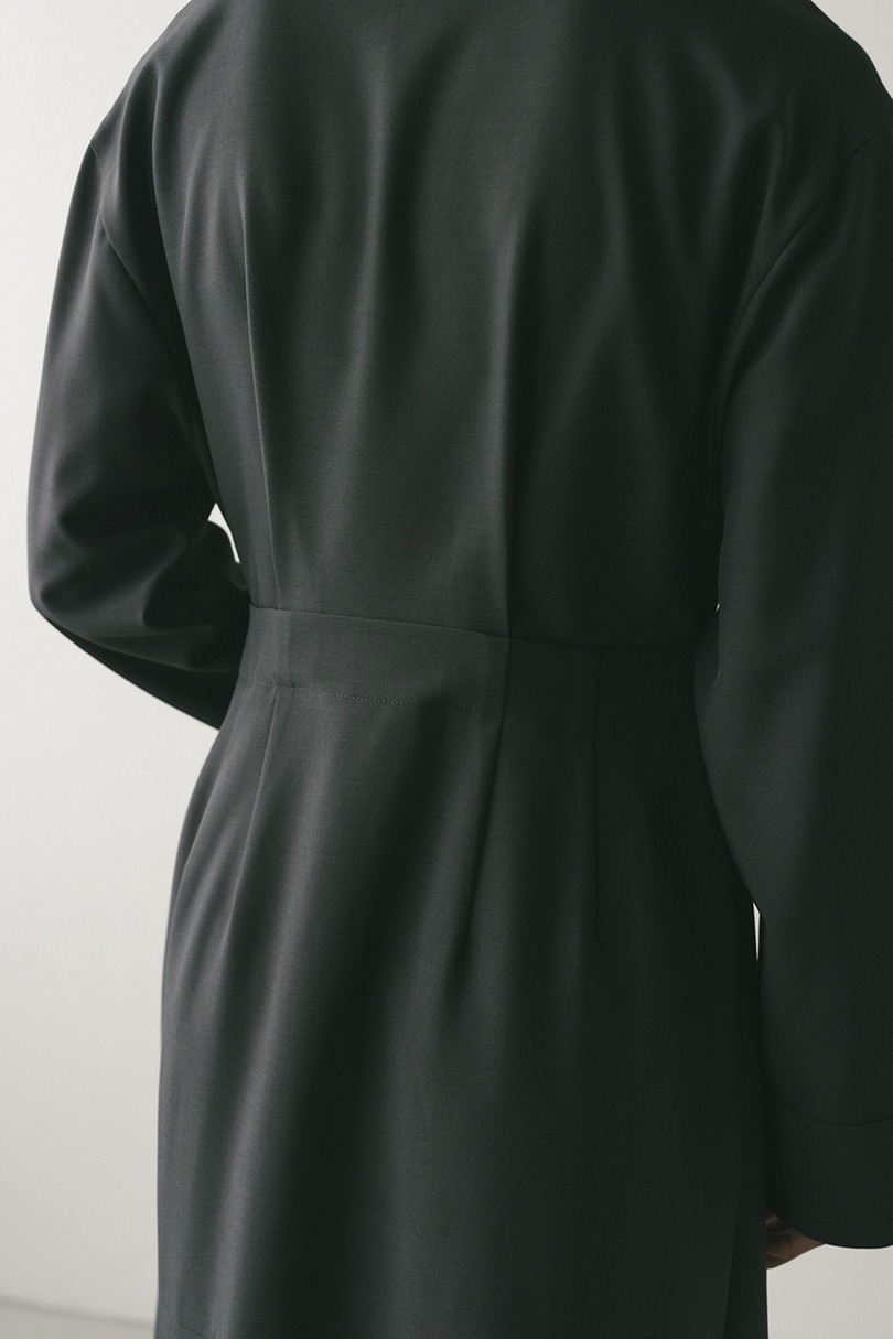 レイヤードシャツワンピース 詳細画像 GRY 13