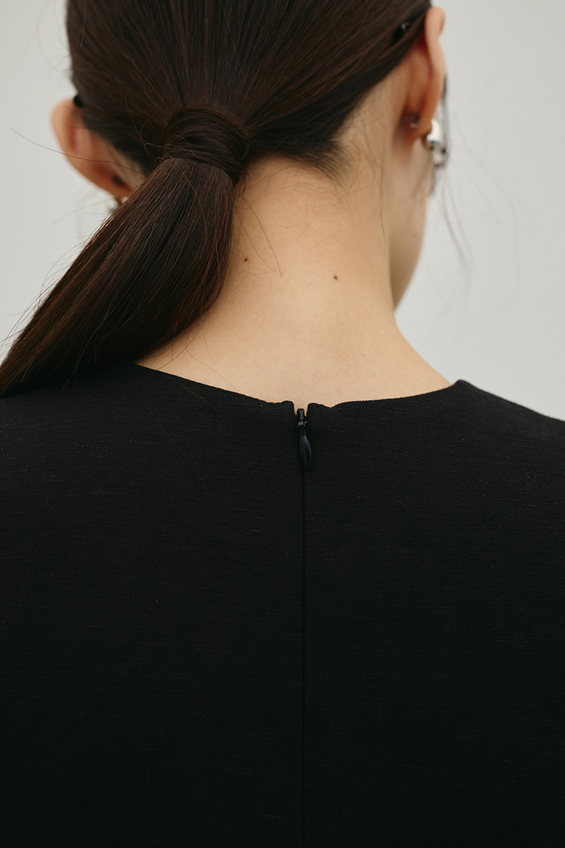 リネンミックスフリルオールインワン 詳細画像 BLK 15