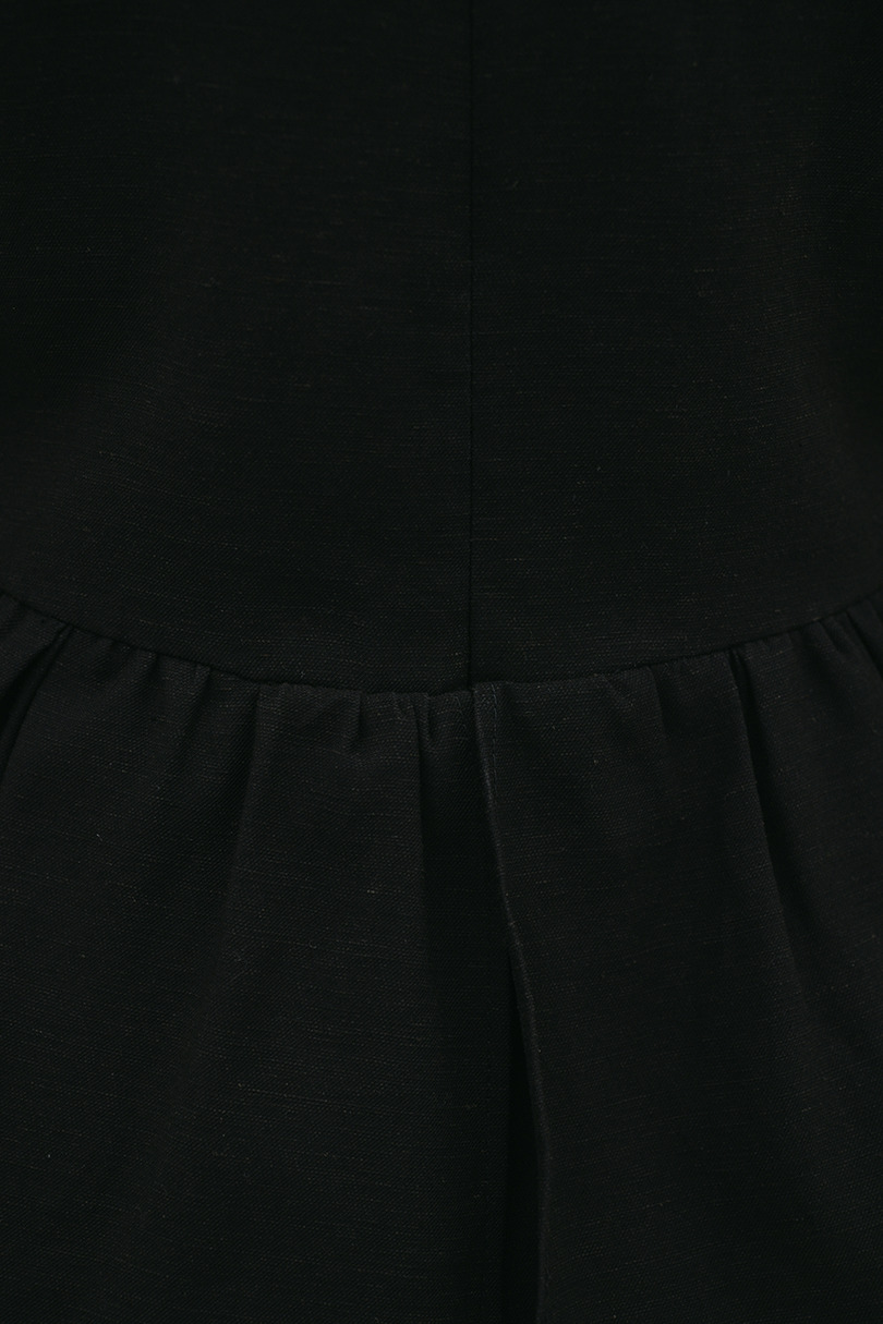 リネンミックスフリルオールインワン 詳細画像 BLK 16
