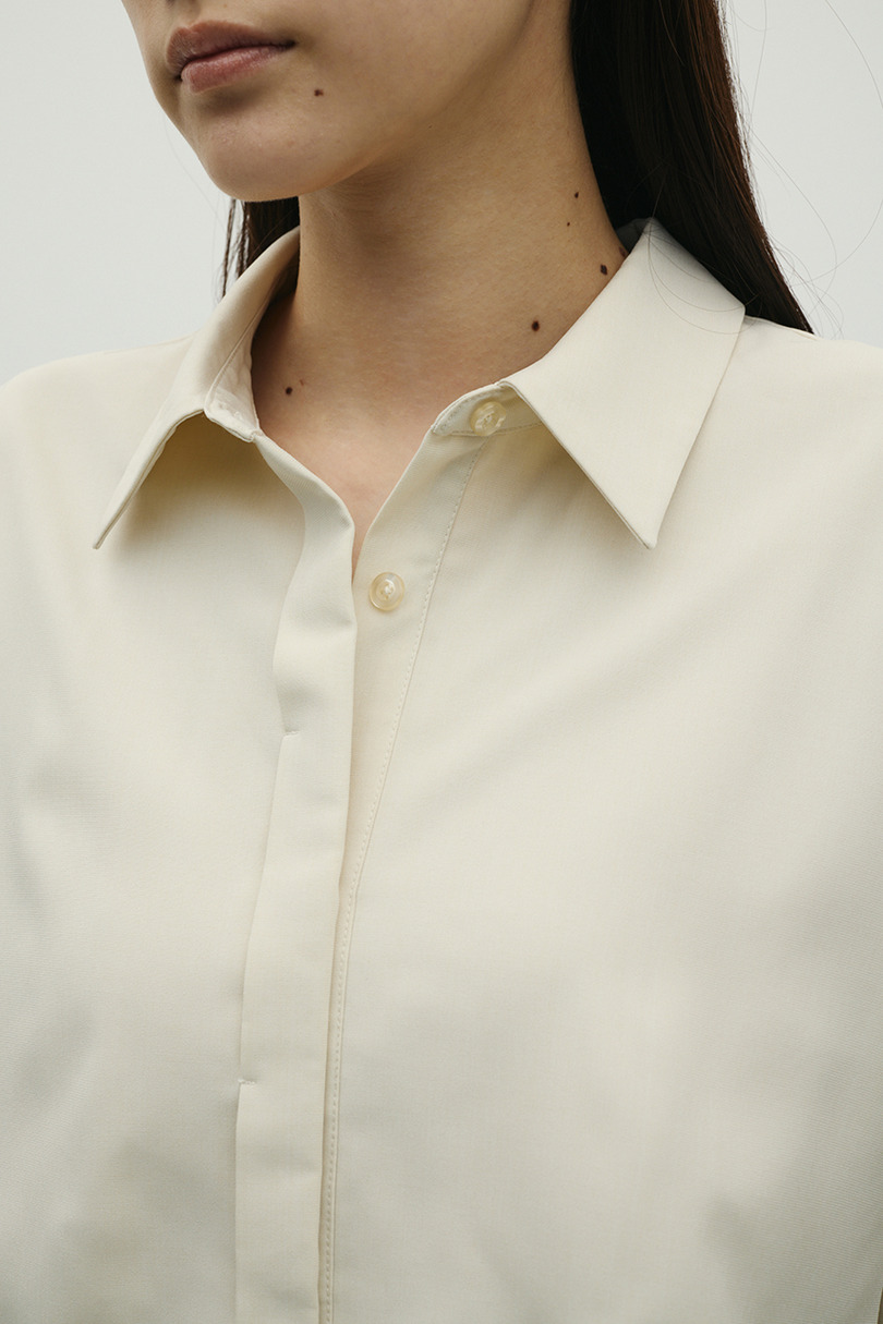 ヨークレイヤードシャツワンピース 詳細画像 IVOY 10