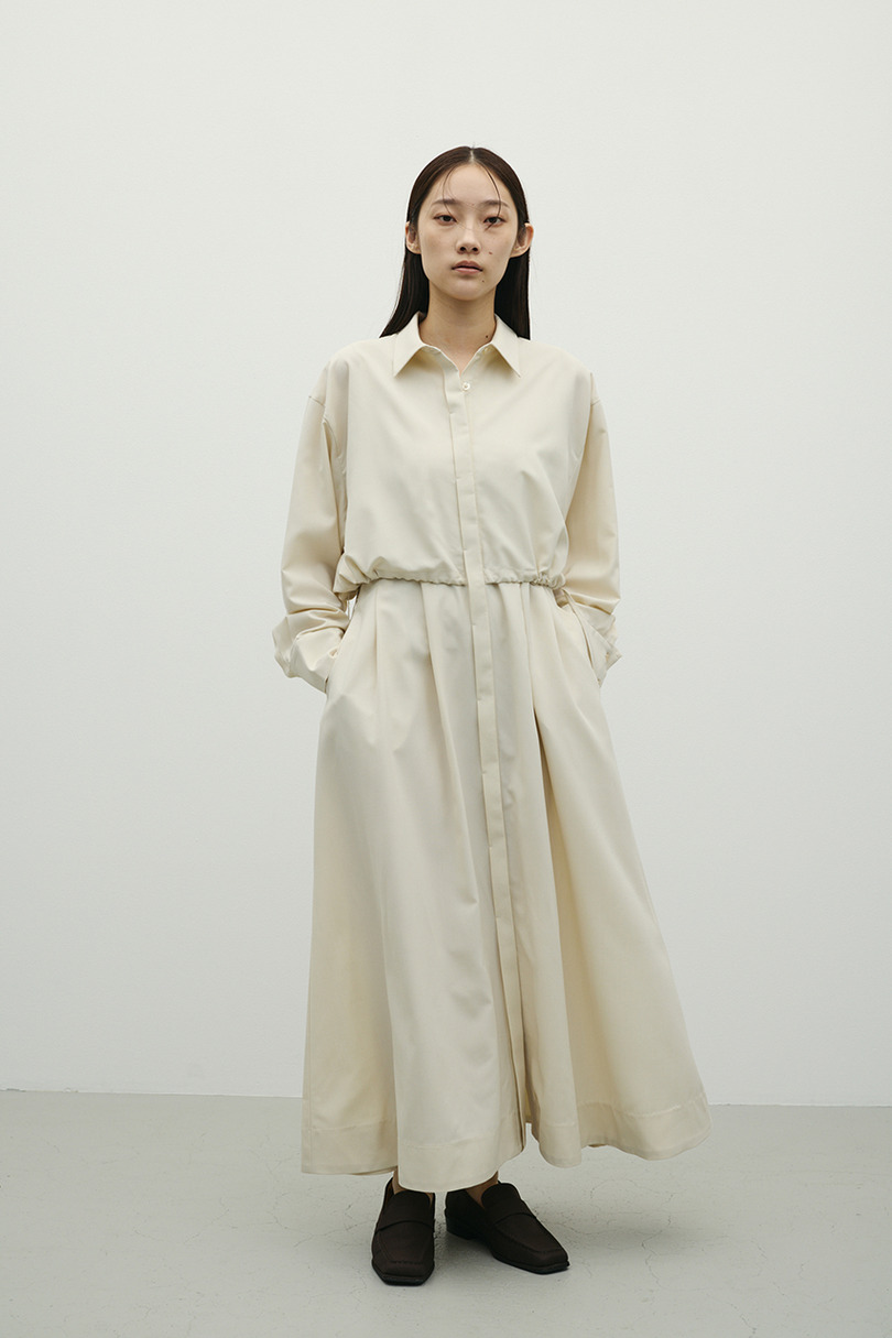 ヨークレイヤードシャツワンピース 詳細画像 IVOY 2