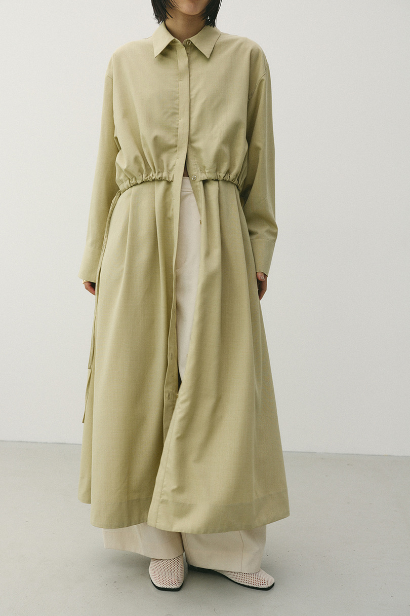 ヨークレイヤードシャツワンピース 詳細画像 MINT 2