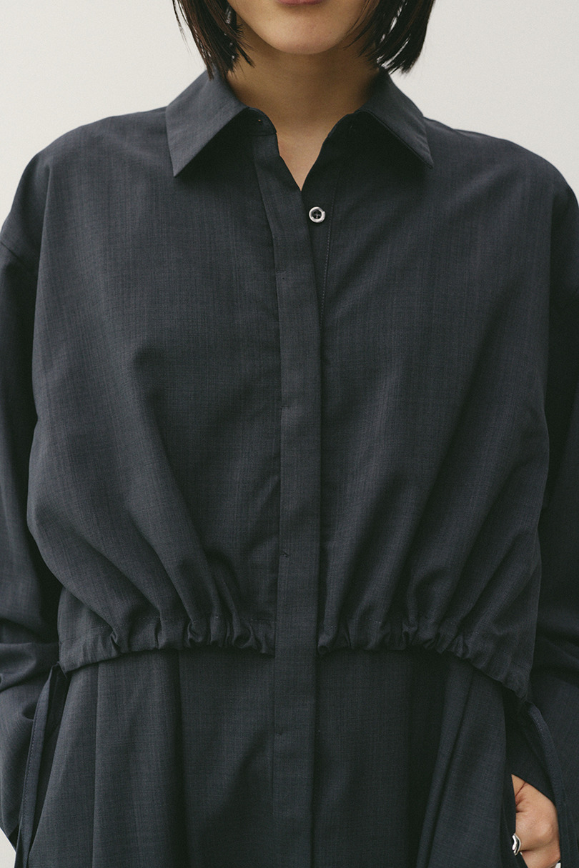 ヨークレイヤードシャツワンピース 詳細画像 C.GRY 9