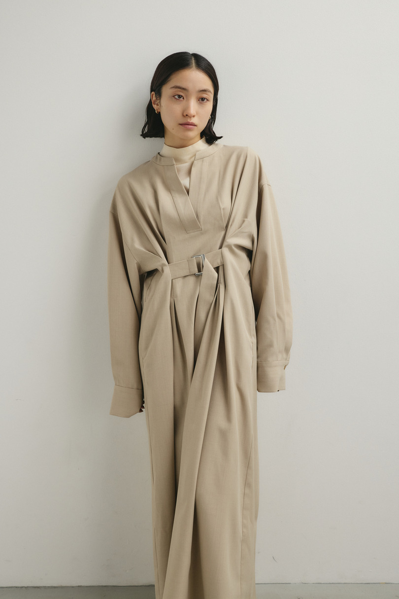 バックルベルトワンピース 詳細画像 L/BEG 5