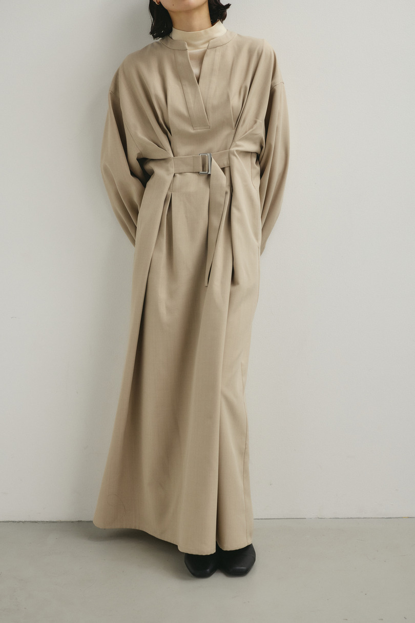 バックルベルトワンピース 詳細画像 L/BEG 6