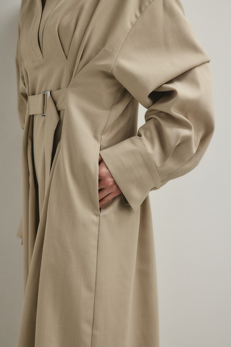 バックルベルトワンピース 詳細画像 L/BEG 9