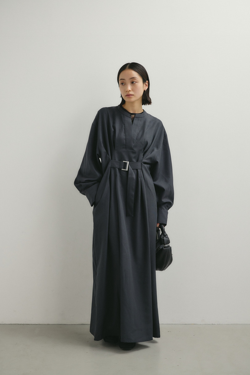 バックルベルトワンピース