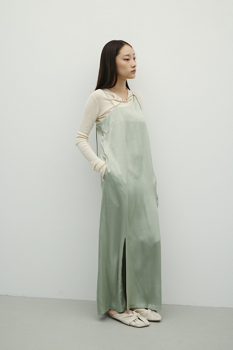 サテンストリングキャミワンピース 詳細画像 MINT 3