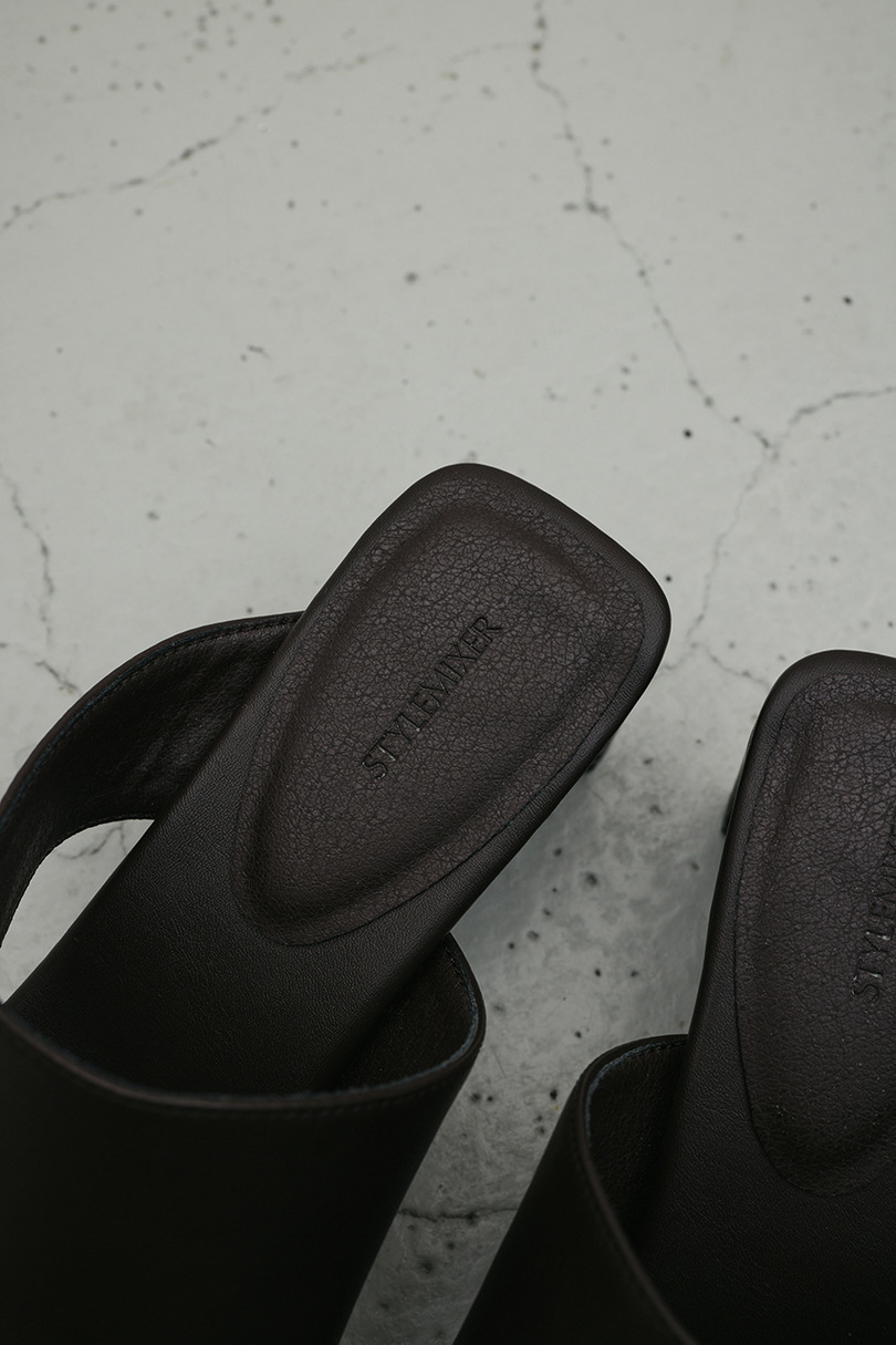 トングヒールサンダル 詳細画像 BRN 9