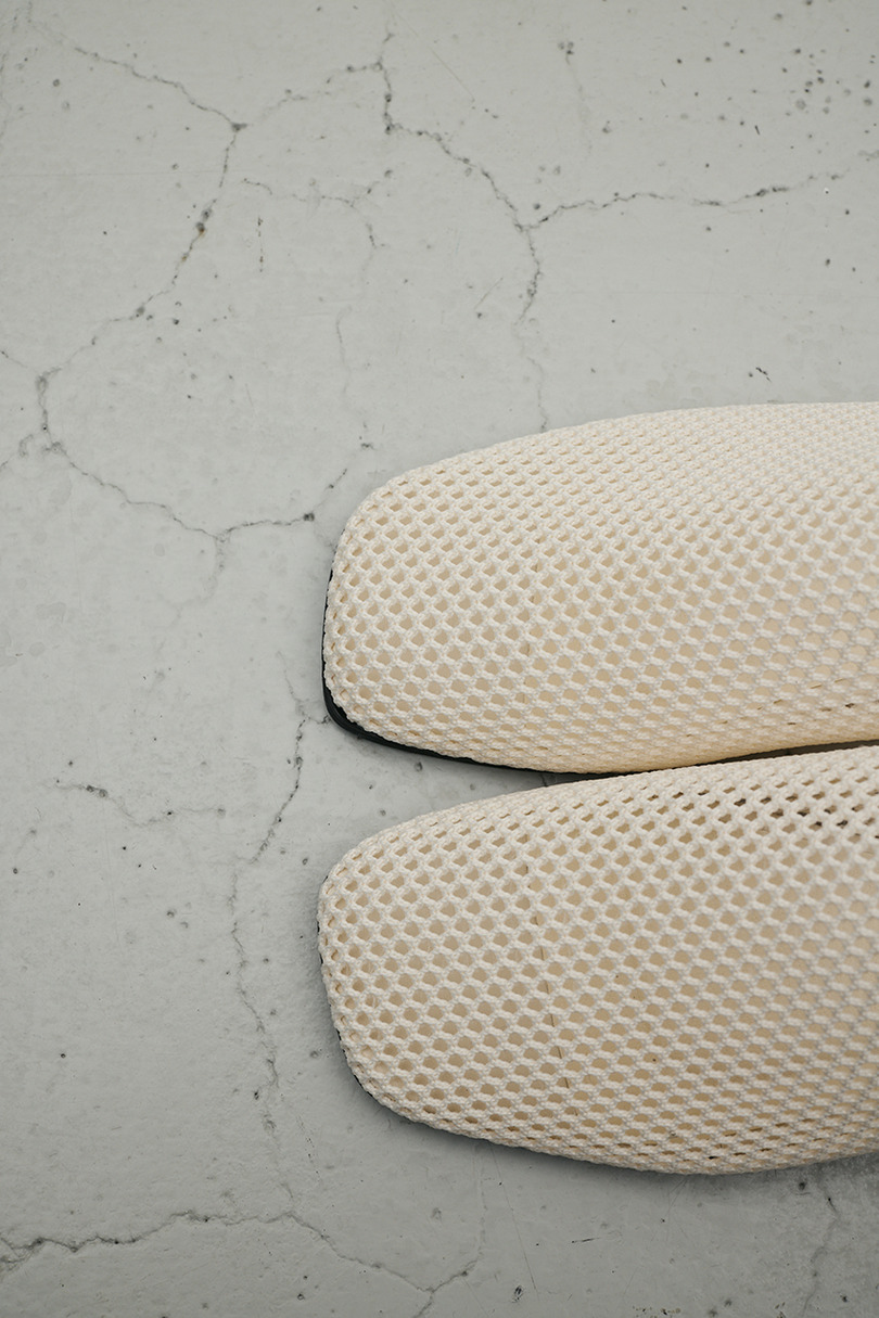 メッシュフラットパンプス 詳細画像 WHT 12