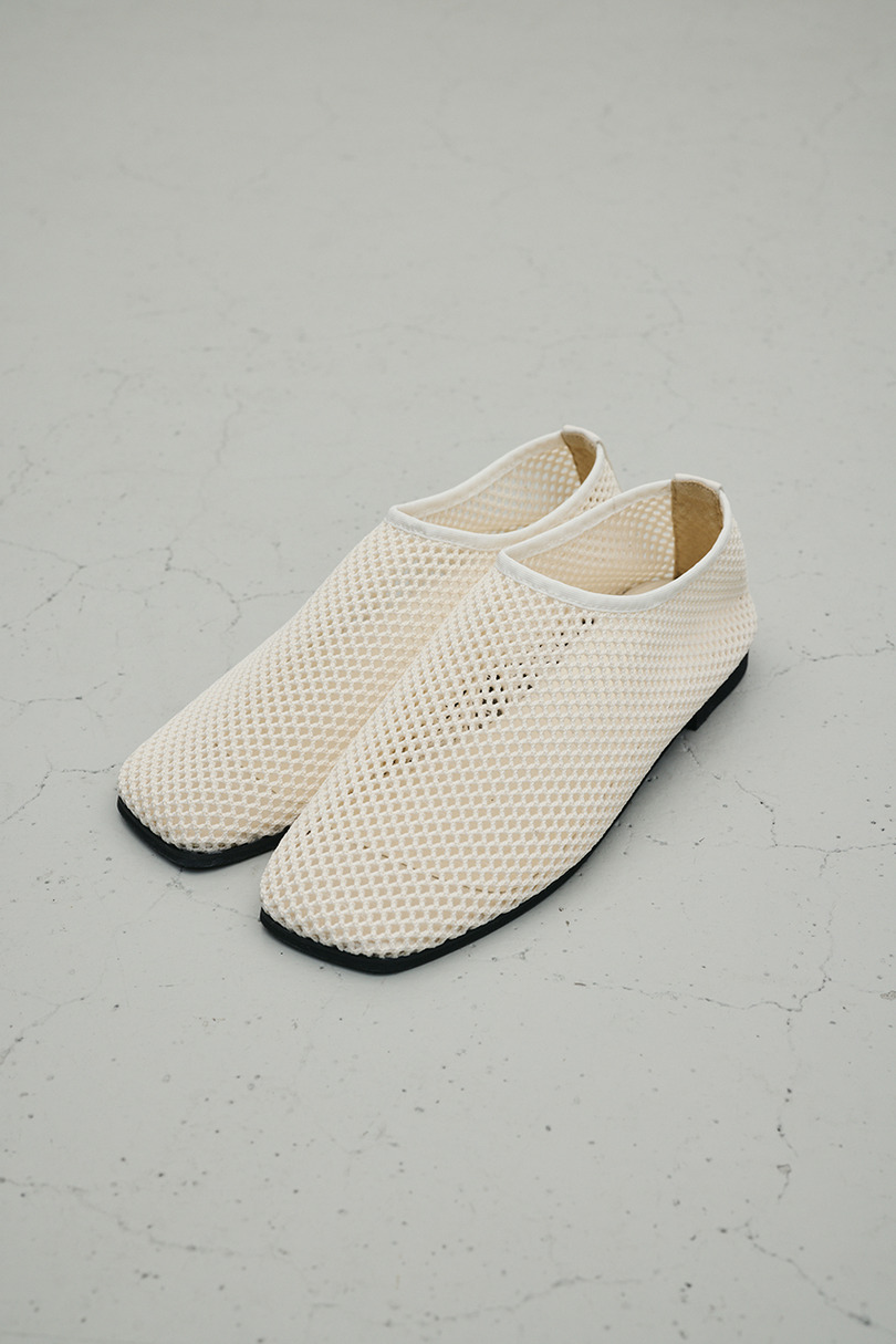 メッシュフラットパンプス 詳細画像 WHT 5