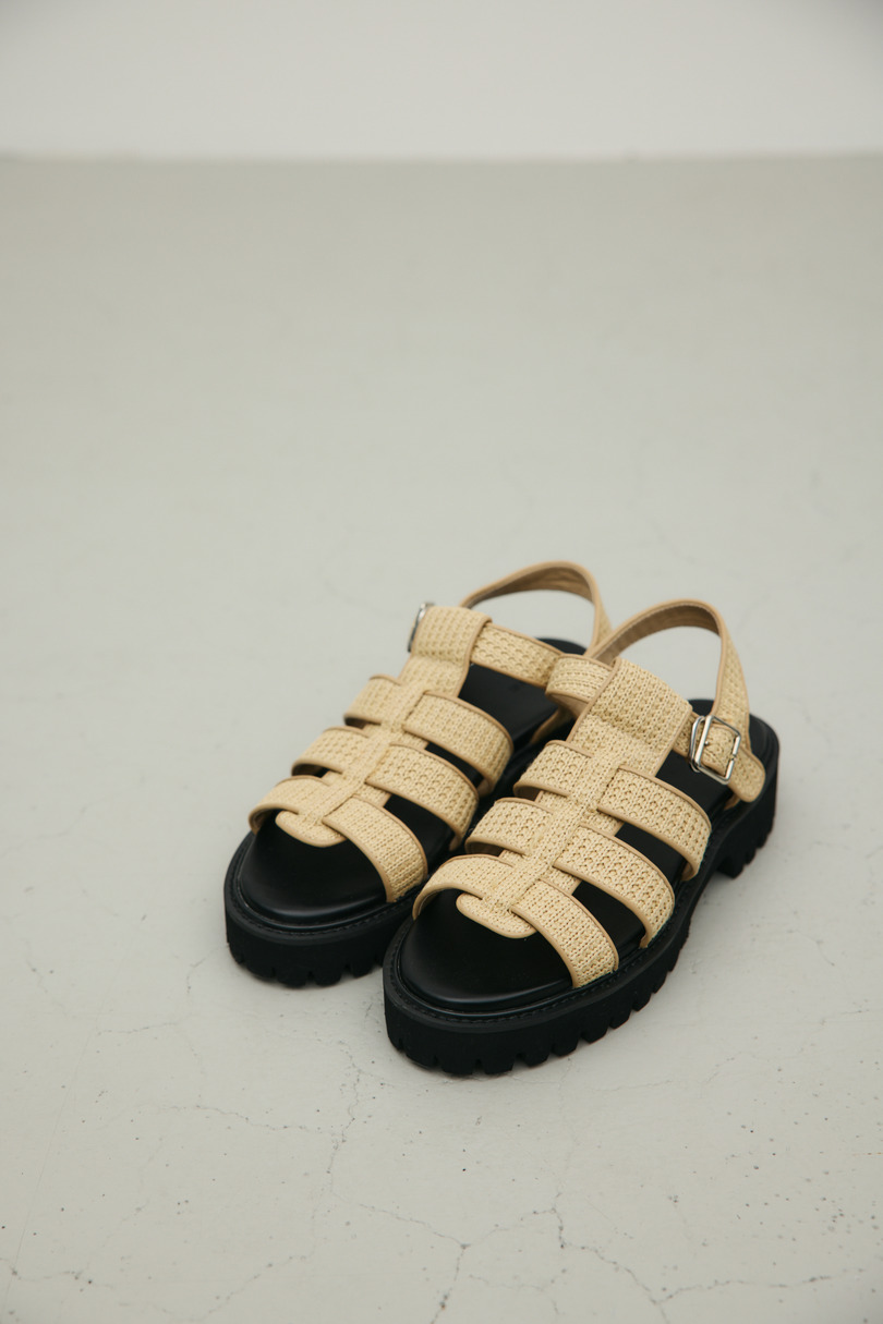 クロシェチャンキーソールサンダル 詳細画像 BEG 2