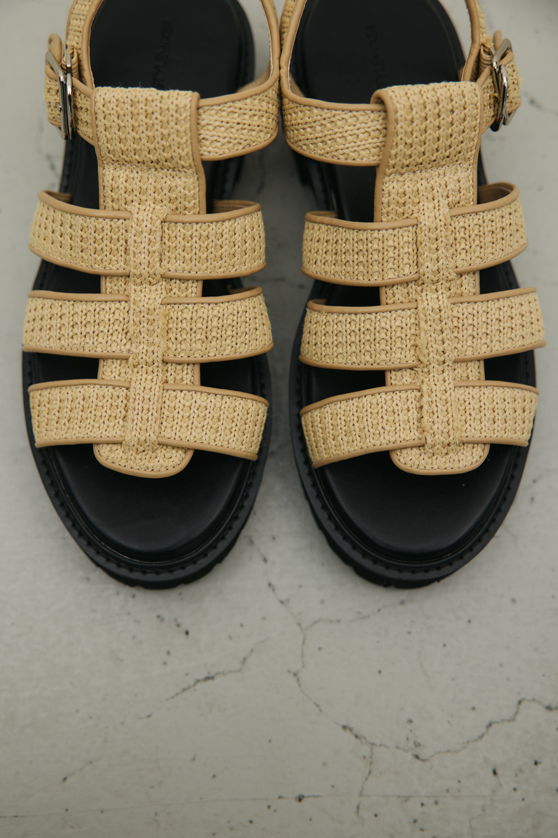 クロシェチャンキーソールサンダル 詳細画像 BEG 7