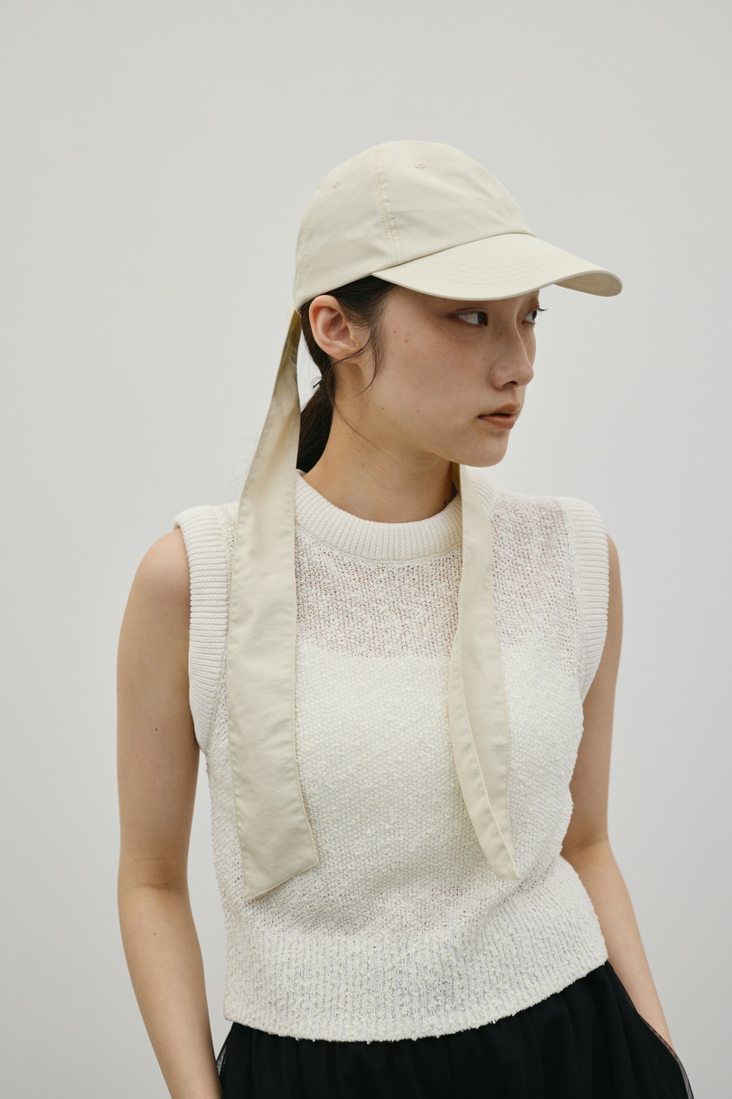 バックリボンキャップ