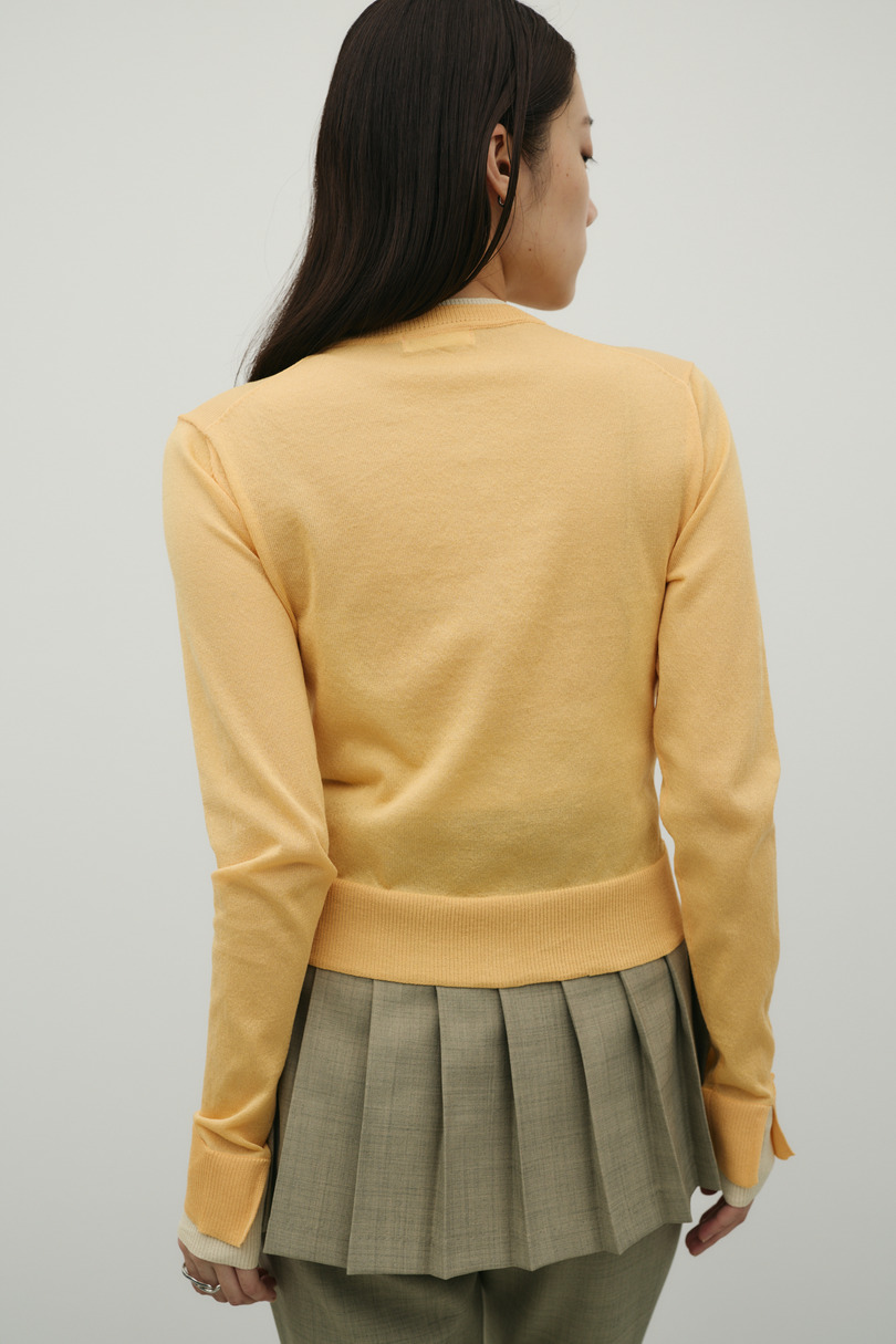 バイカラーニットカーデ 詳細画像 ORG 6