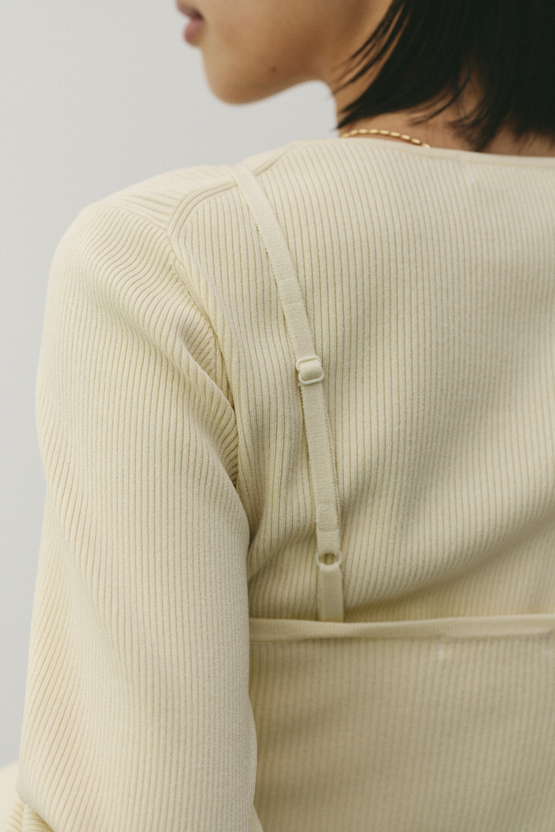 2ピースペプラムドライニット 詳細画像 IVOY 13