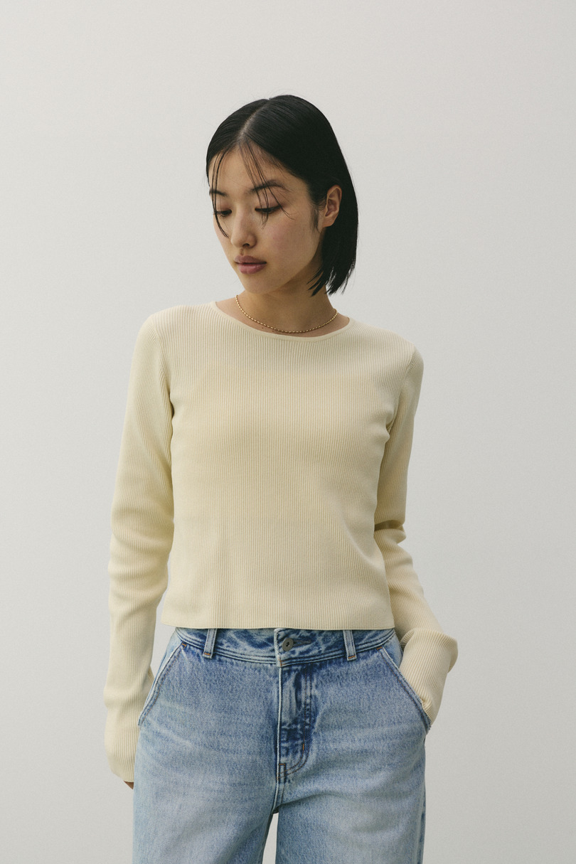 2ピースペプラムドライニット 詳細画像 IVOY 8