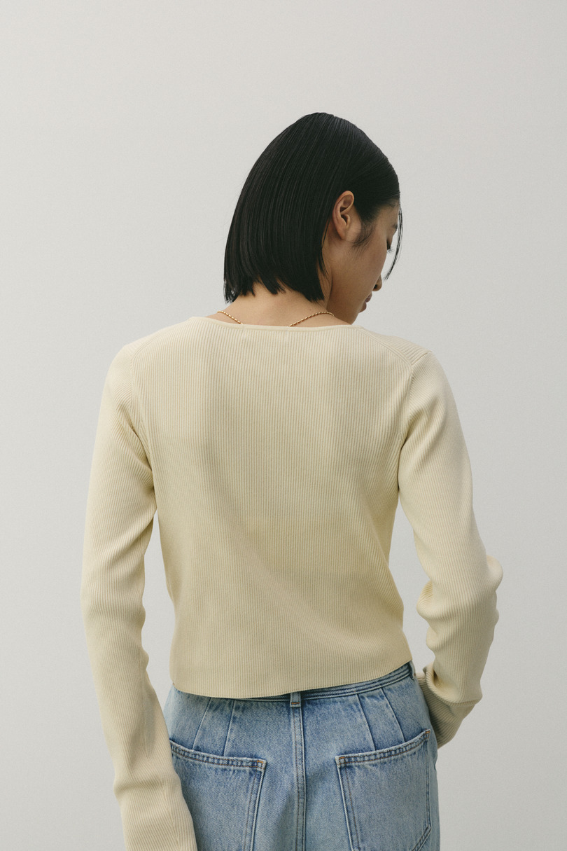 2ピースペプラムドライニット 詳細画像 IVOY 9