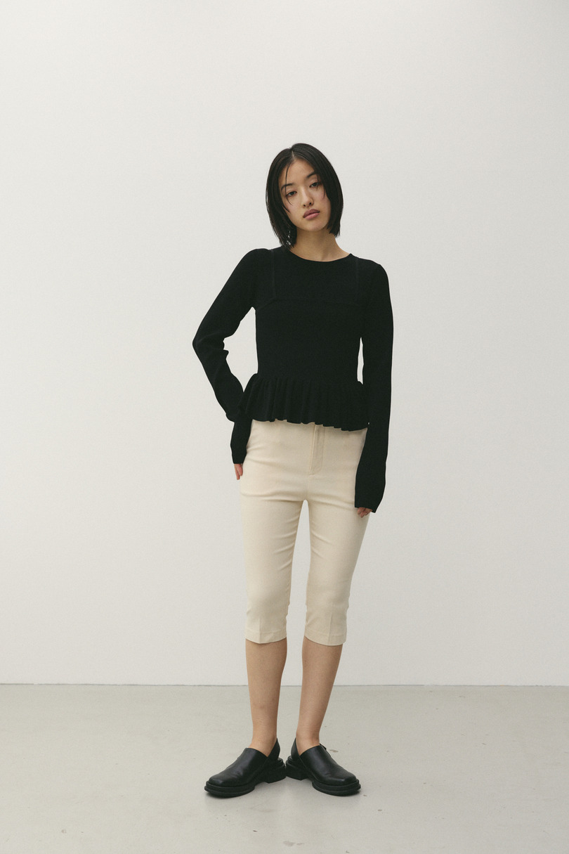 2ピースペプラムドライニット