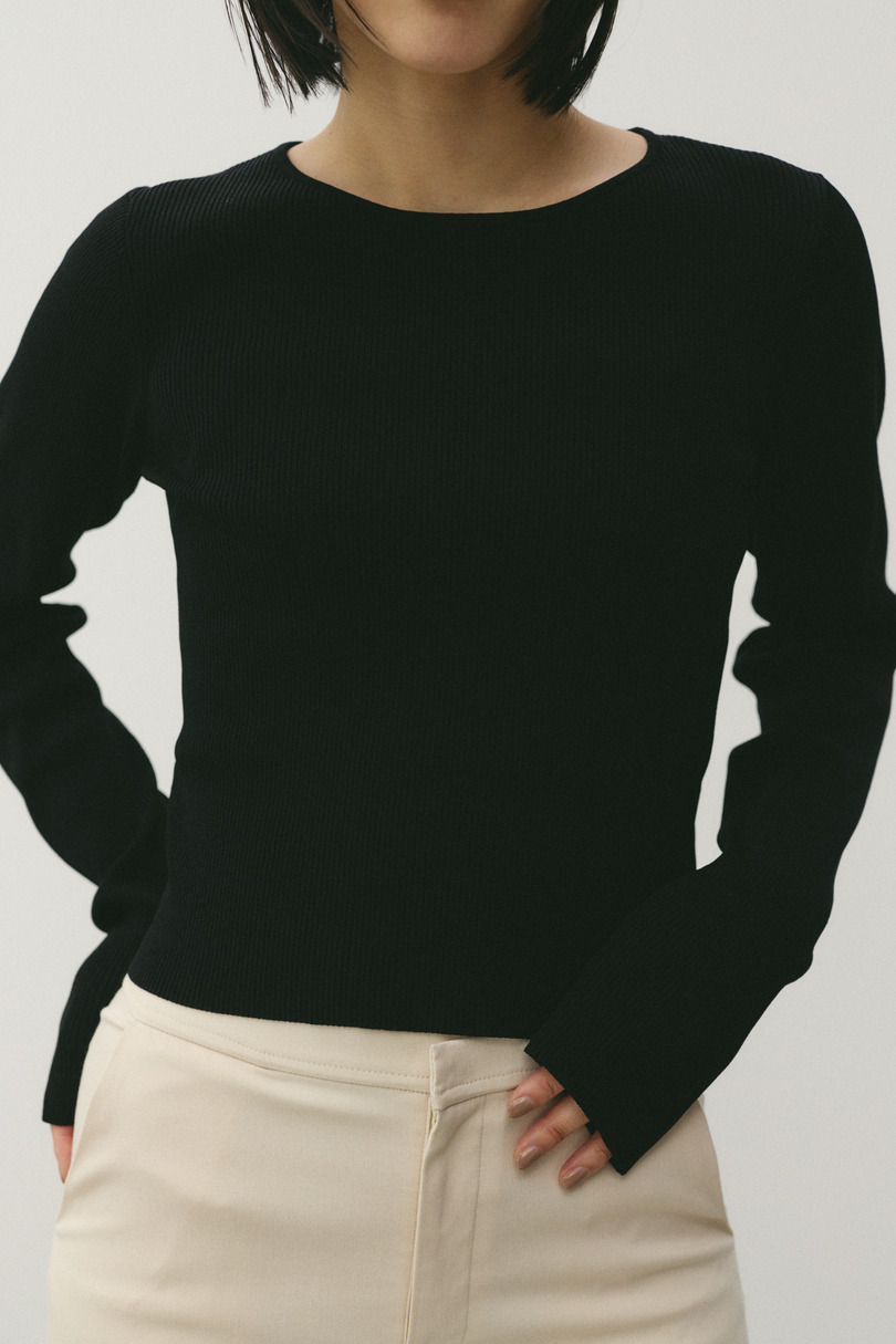 2ピースペプラムドライニット 詳細画像 BLK 11