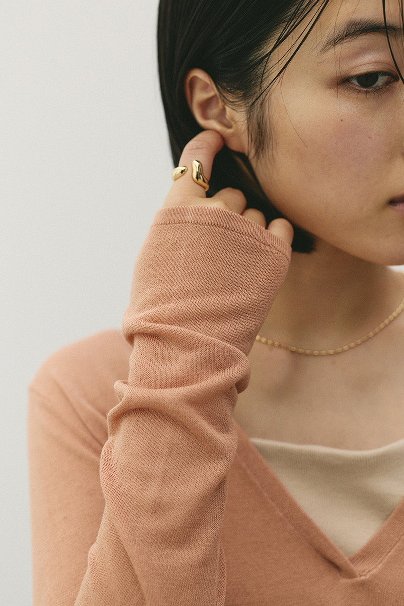 ディープVネックシアートップ 詳細画像 L/ORG 11