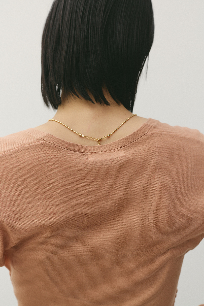 ディープVネックシアートップ 詳細画像 L/ORG 12