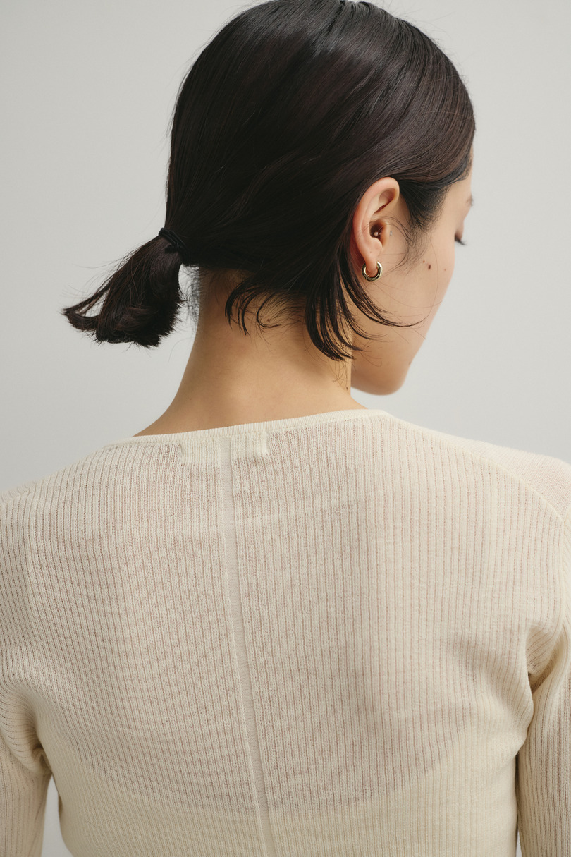 ヘンリーネックシアーニット 詳細画像 IVOY 10