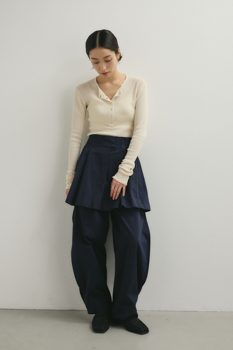 ヘンリーネックシアーニット 詳細画像 IVOY 4