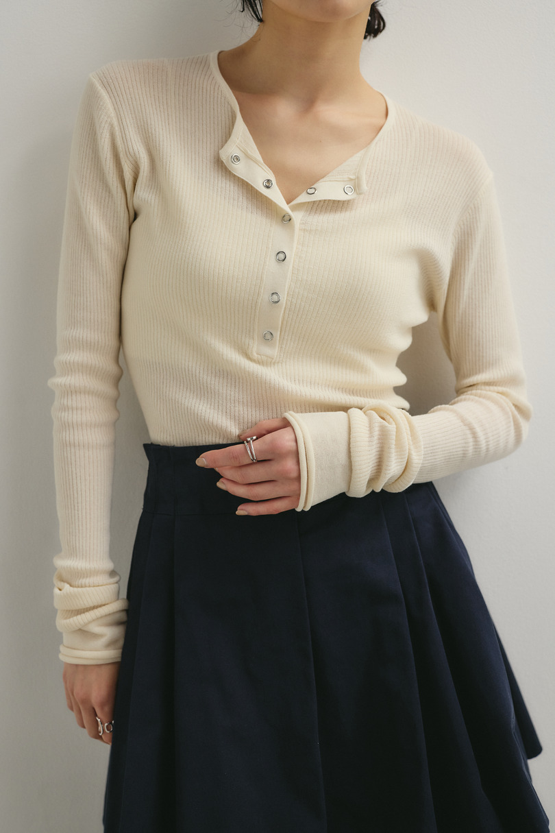 ヘンリーネックシアーニット 詳細画像 IVOY 6