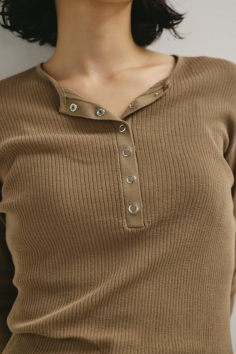 ヘンリーネックシアーニット 詳細画像 BEG 9