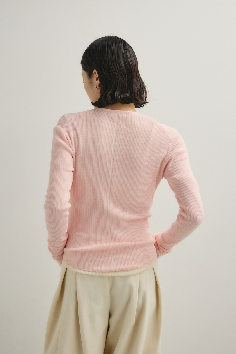 ヘンリーネックシアーニット 詳細画像 PNK 9